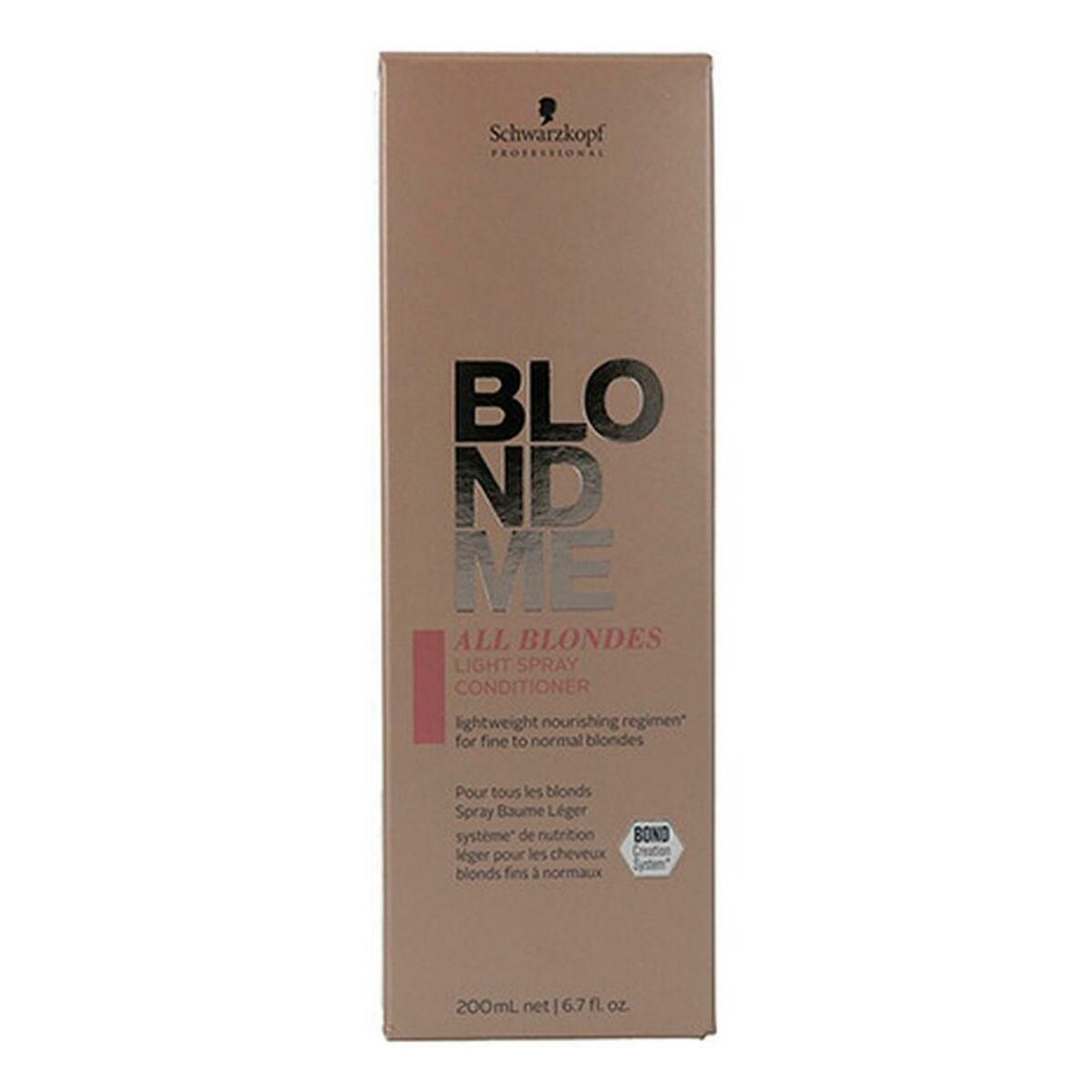 Hårbalsam Blondme Keratin Restore All Blondes Schwarzkopf (200 ml)