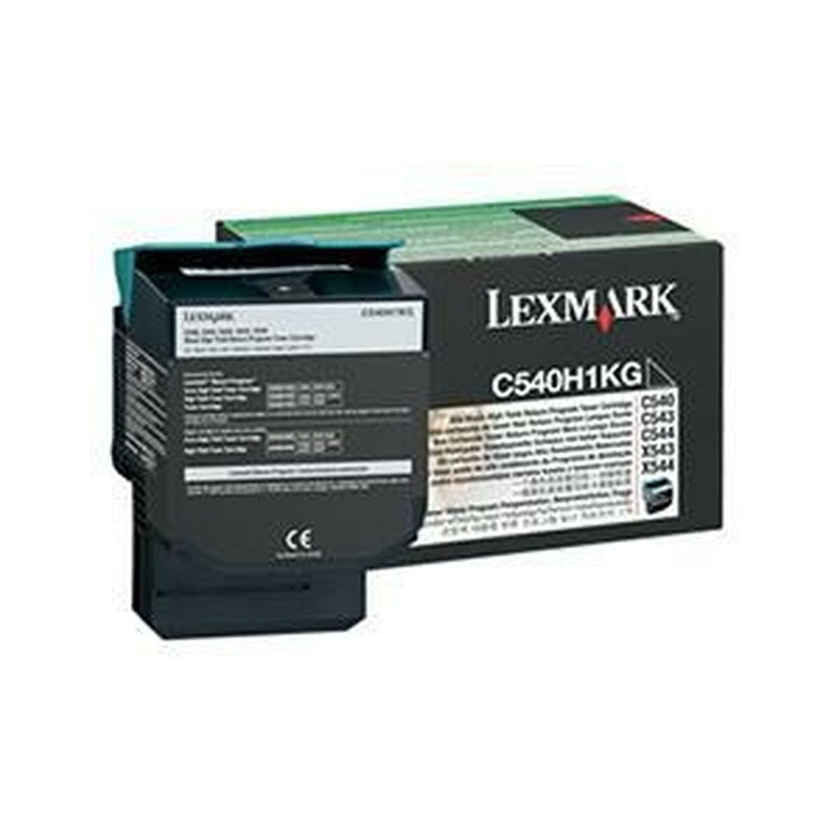 Toner Lexmark C540H1KG Sort