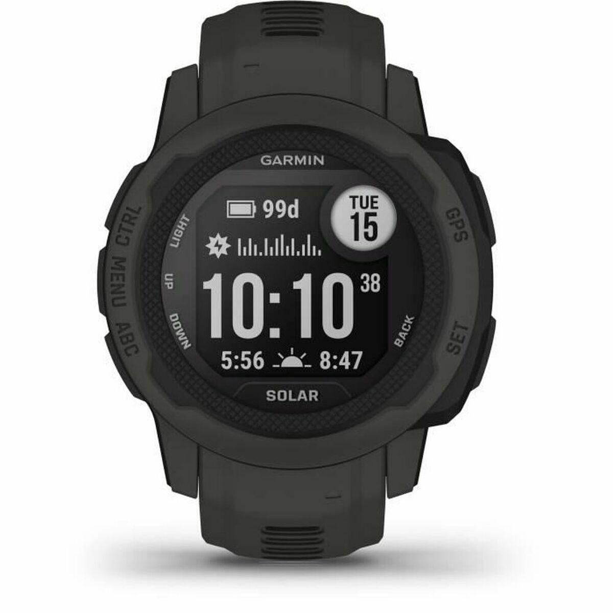 Smartwatch GARMIN Instinct 2 Solar Mørkegrå 0,79" Sort Grafit