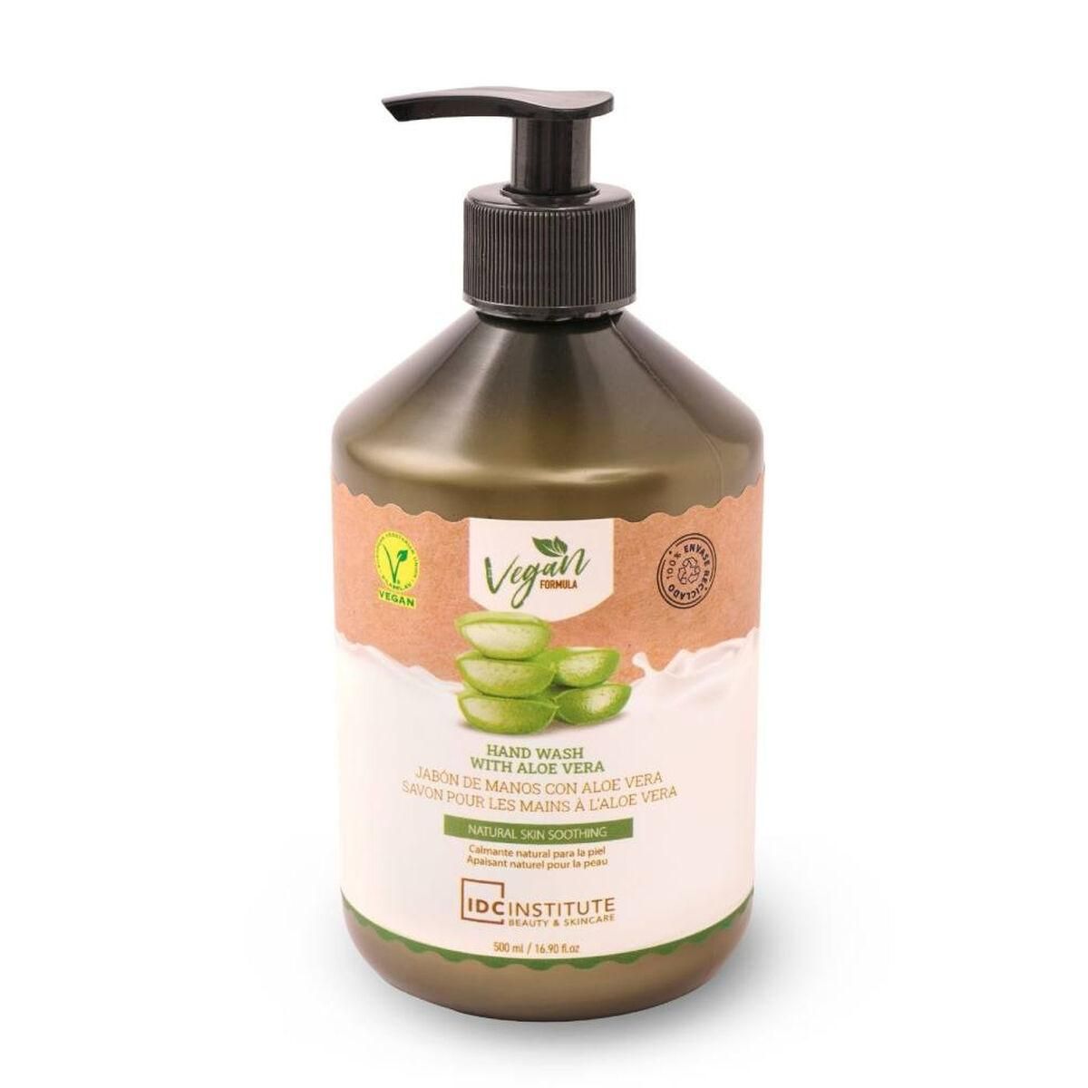 Sabonete de Mãos Líquido com Doseador IDC Institute Aloe Vera (500 ml)