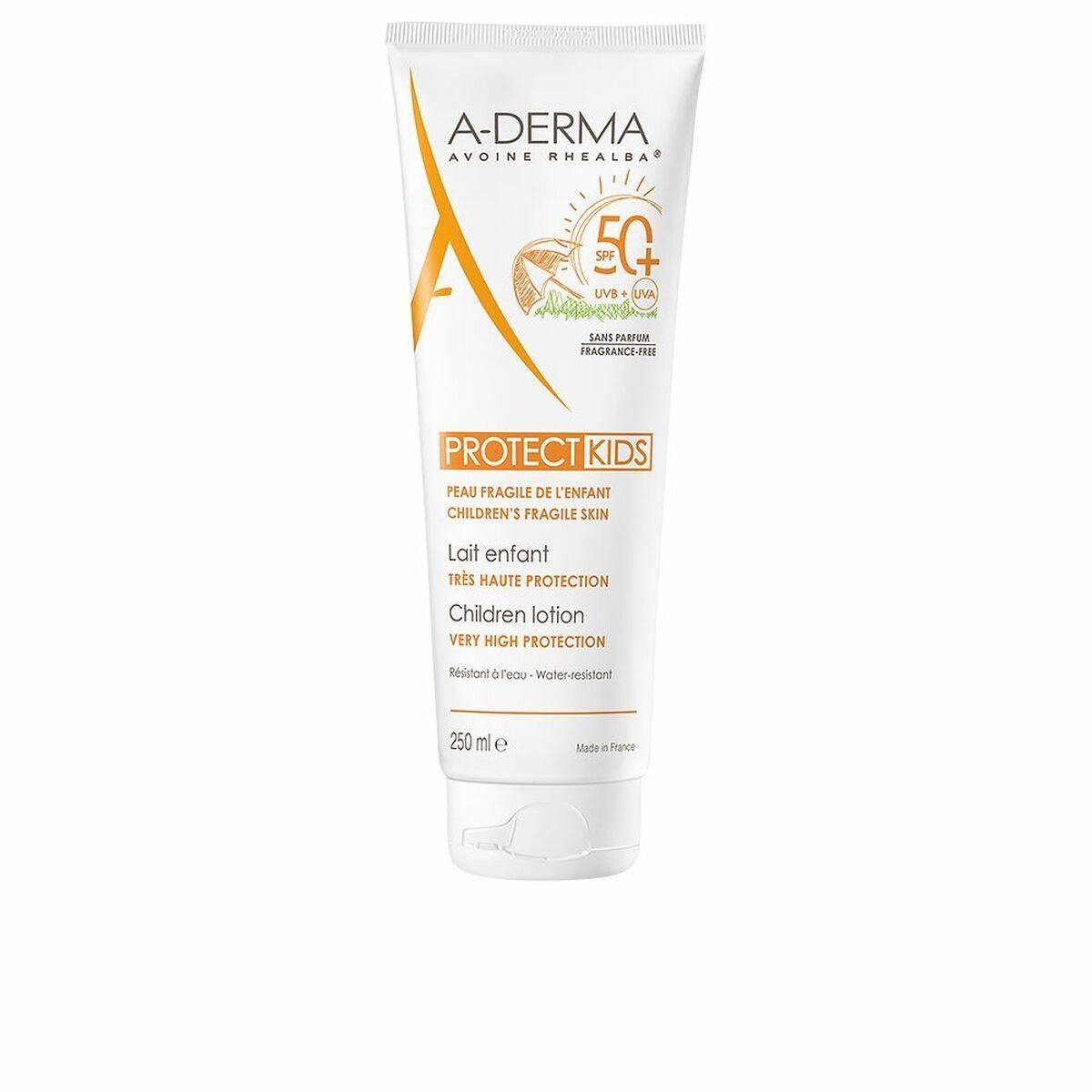 Solcreme til børn A-Derma Protect Kids SPF 50+ 250 ml