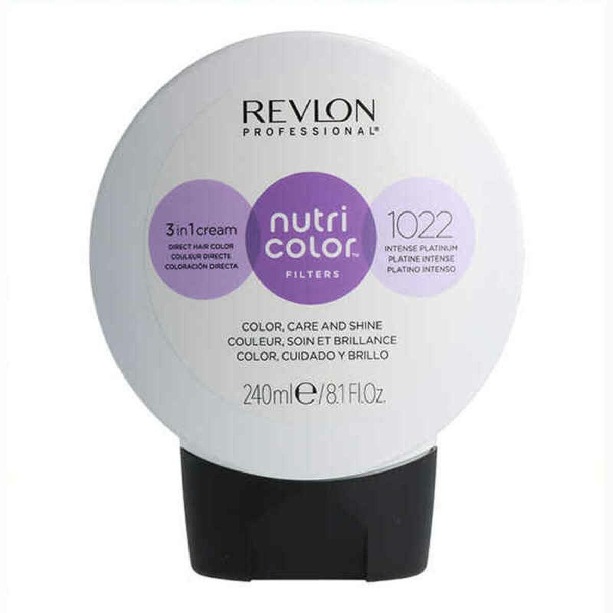 Permanent Farve Nutri Color Revlon Nutri Color 1022 Platin (240 ml)