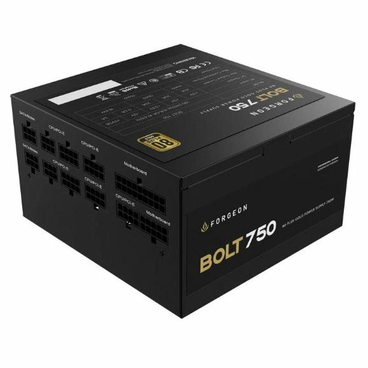 Strømforsyning Forgeon Bolt 750 W 80 Plus Gold modulær