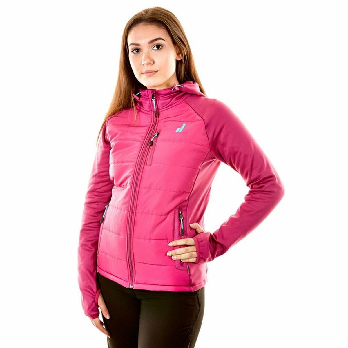 Sportsjakke til damer Joluvi Hybrid Fuchsia XS