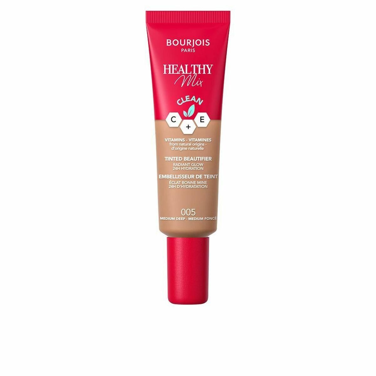 Fugtighedscreme med Farve Bourjois Healthy Mix Nº 005 (30 ml)