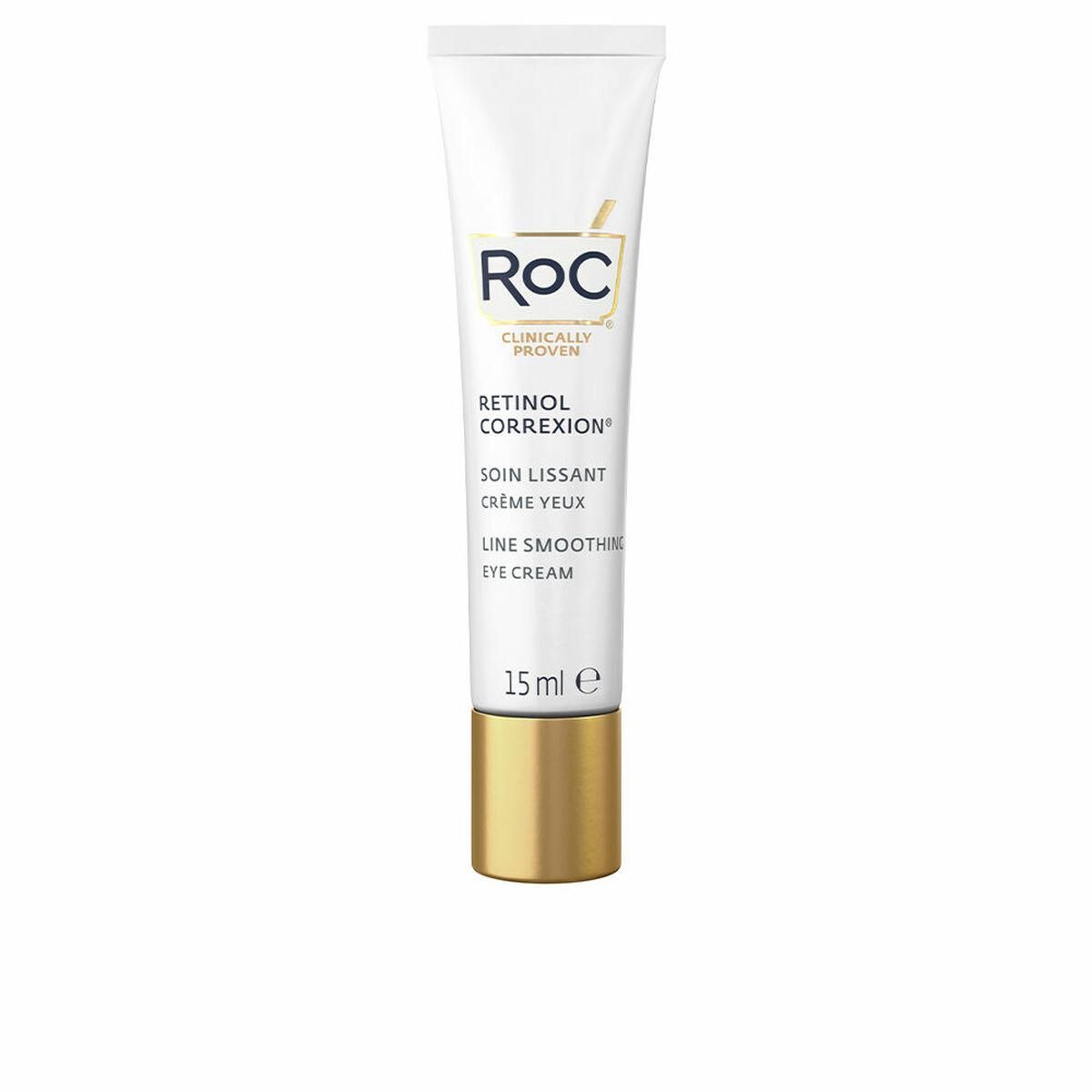 Creme til Øjenpleje Roc Line Smoothing Retinol (15 ml)