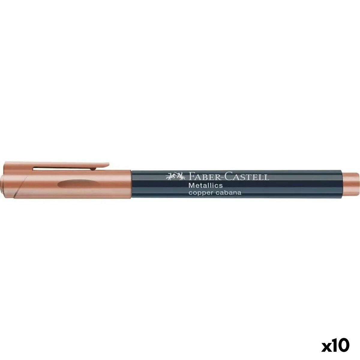 Markør Faber-Castell Metallics Copper Cabana (10 enheder)