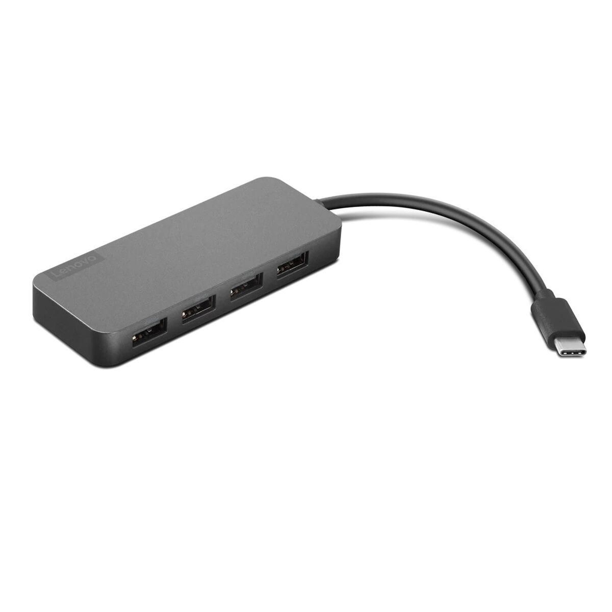 USB Hub Lenovo 4X90X21427 Grå