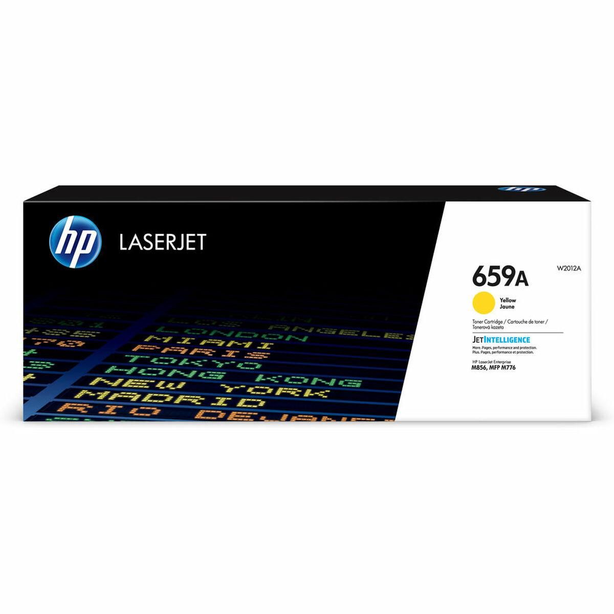 Toner HP W2012A Gul