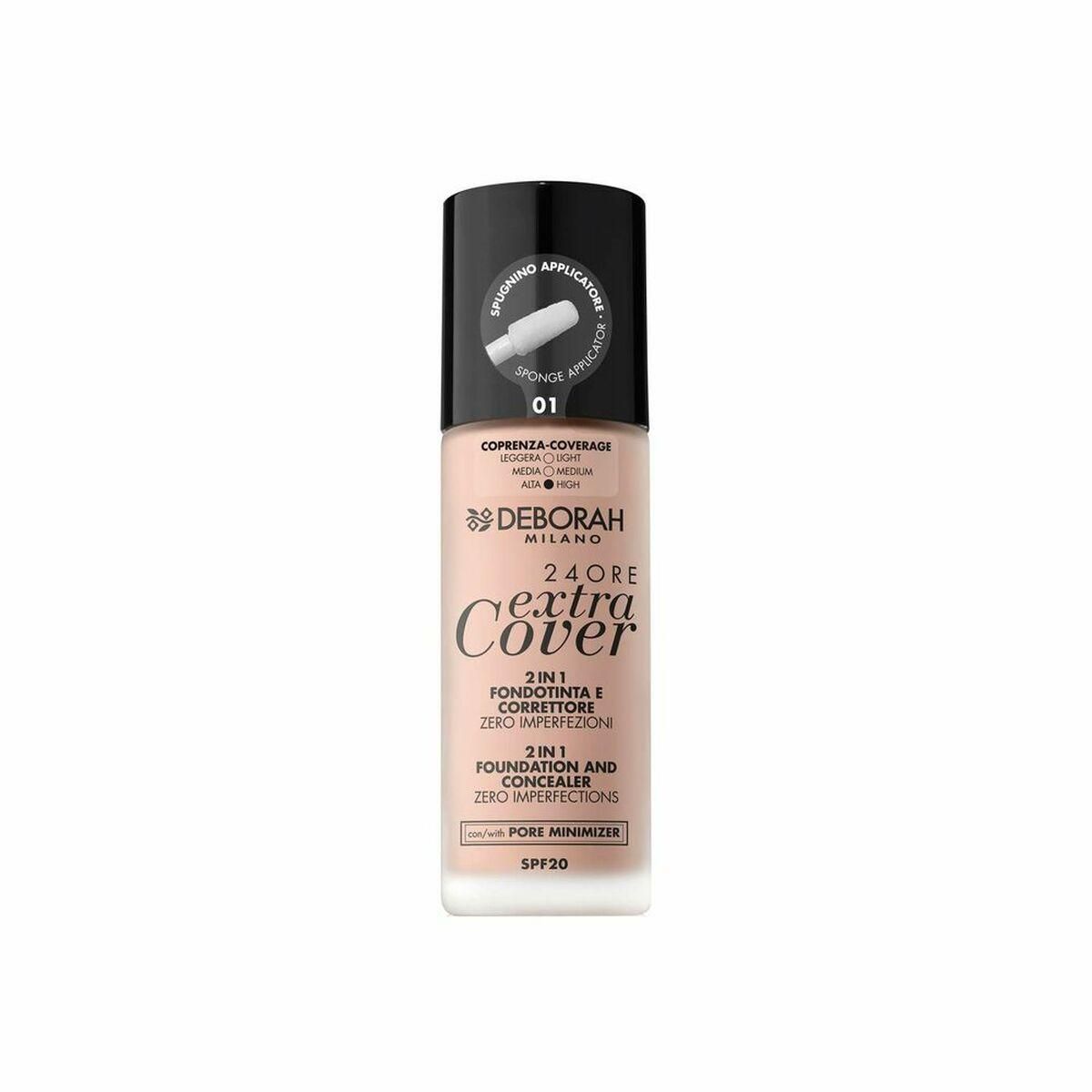 Cremet Make Up Foundation 24 Ore Extra Cover Deborah 8009518333923