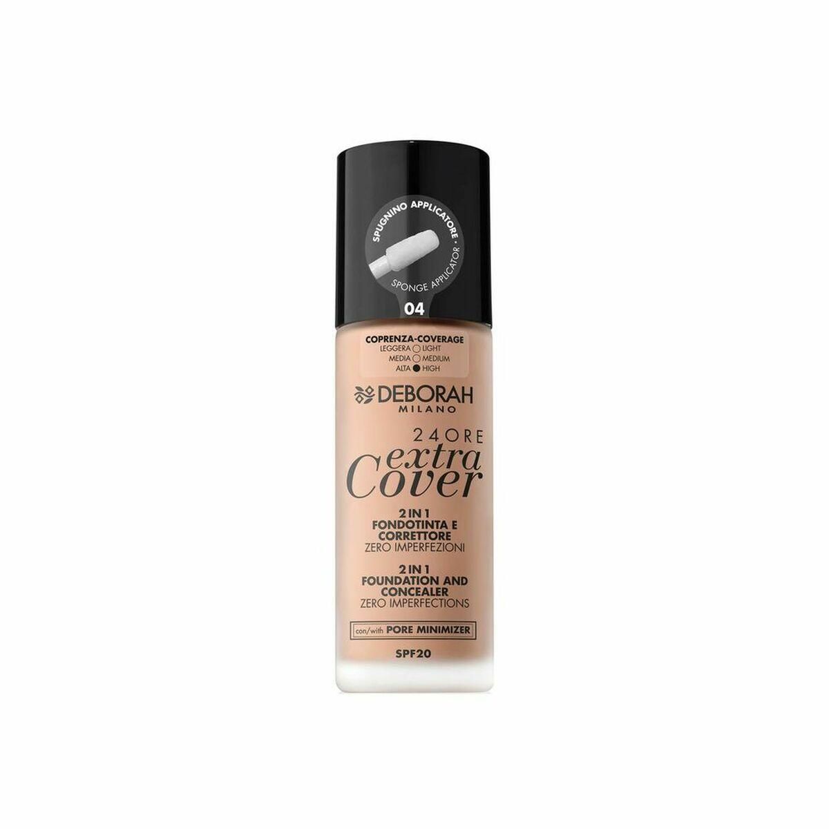 Cremet Make Up Foundation 24 Ore Extra Cover Deborah 8009518334074