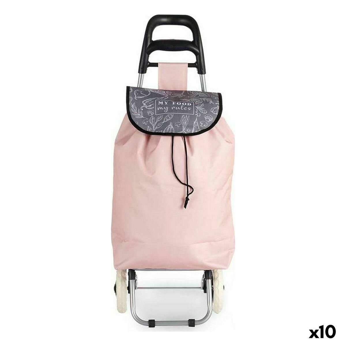 Indkøbsvogn Pink 3,3 L 20 x 95 x 34 cm (10 enheder)