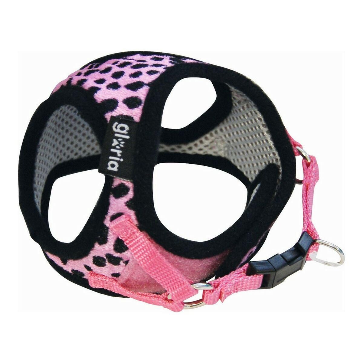 Hundesele Gloria Leopard 33-44 cm Pink Størrelse L