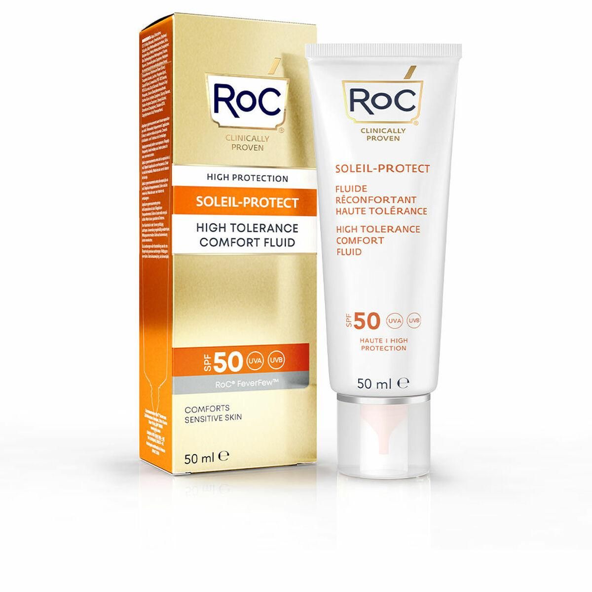 Solblogger Roc High Tolerance Følsom hud SPF 50 (50 ml)