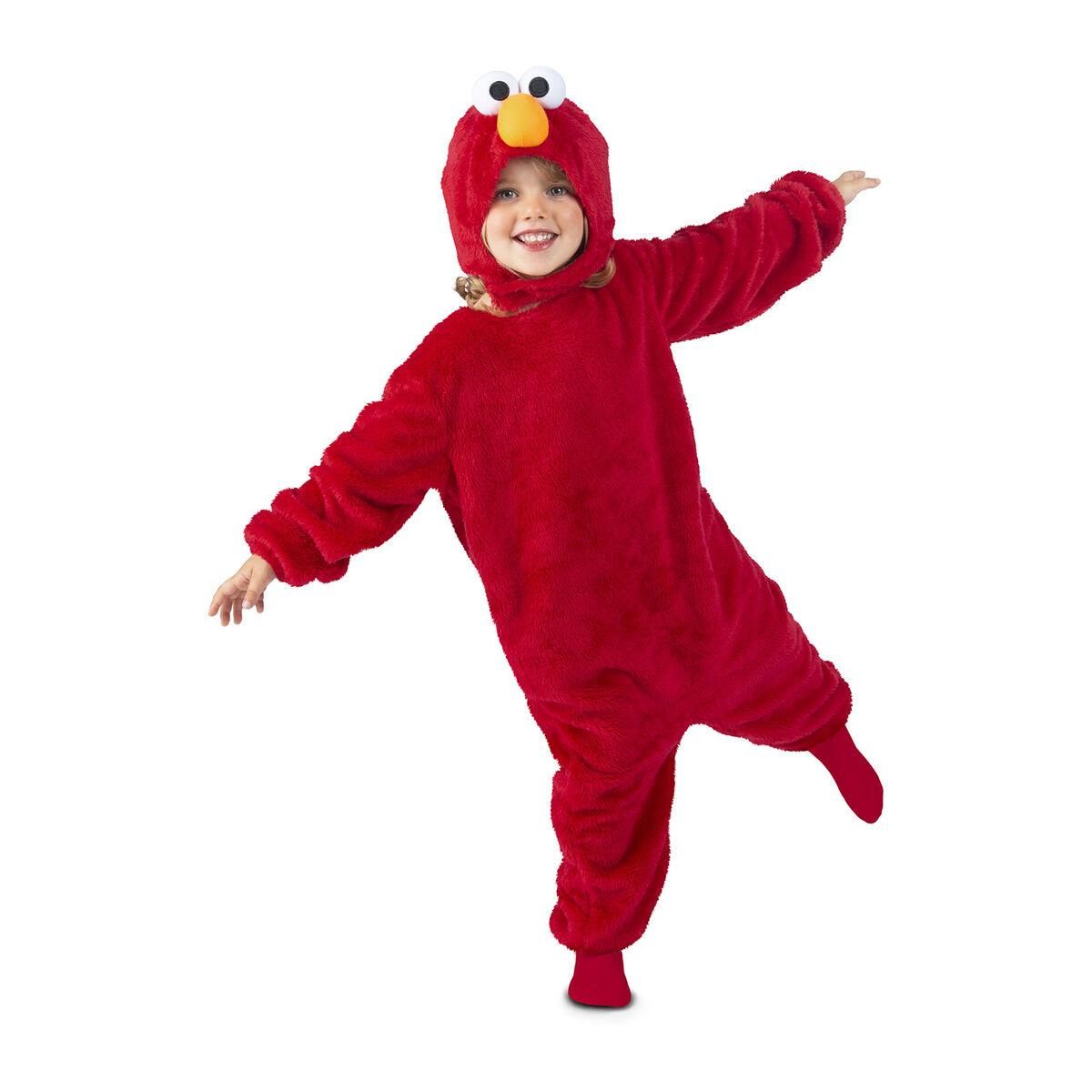 Kostume til børn Elmo Sesame Street (2 Dele) 3-4 år