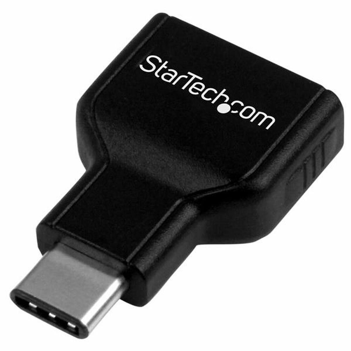 USB A til USB C-kabel Startech USB31CAADG Sort