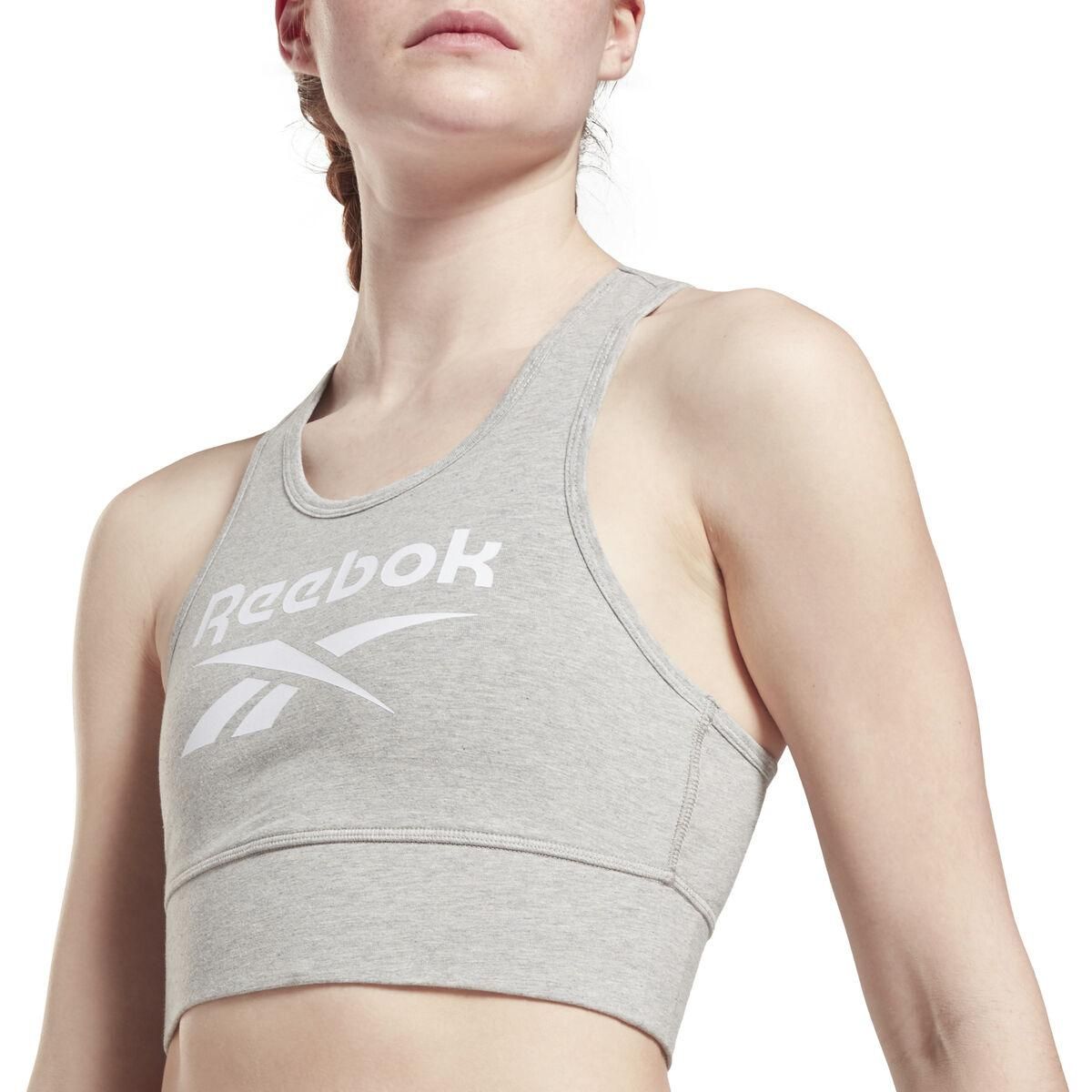 Sports Top til damer Reebok BRALET GR9393 Grå XS