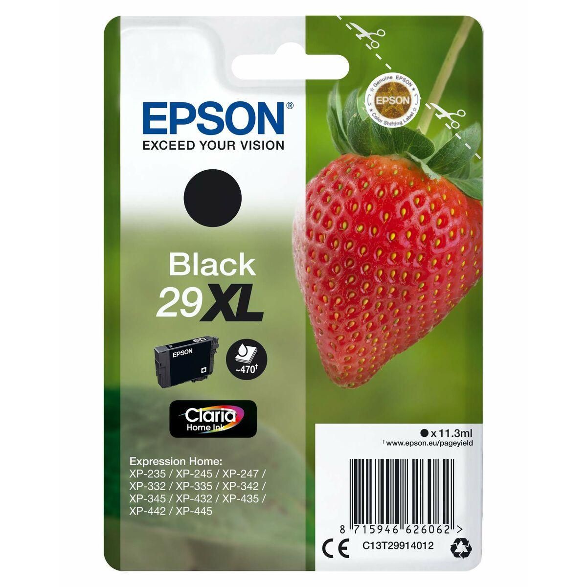 Original blækpatron Epson C13T29914022 Sort