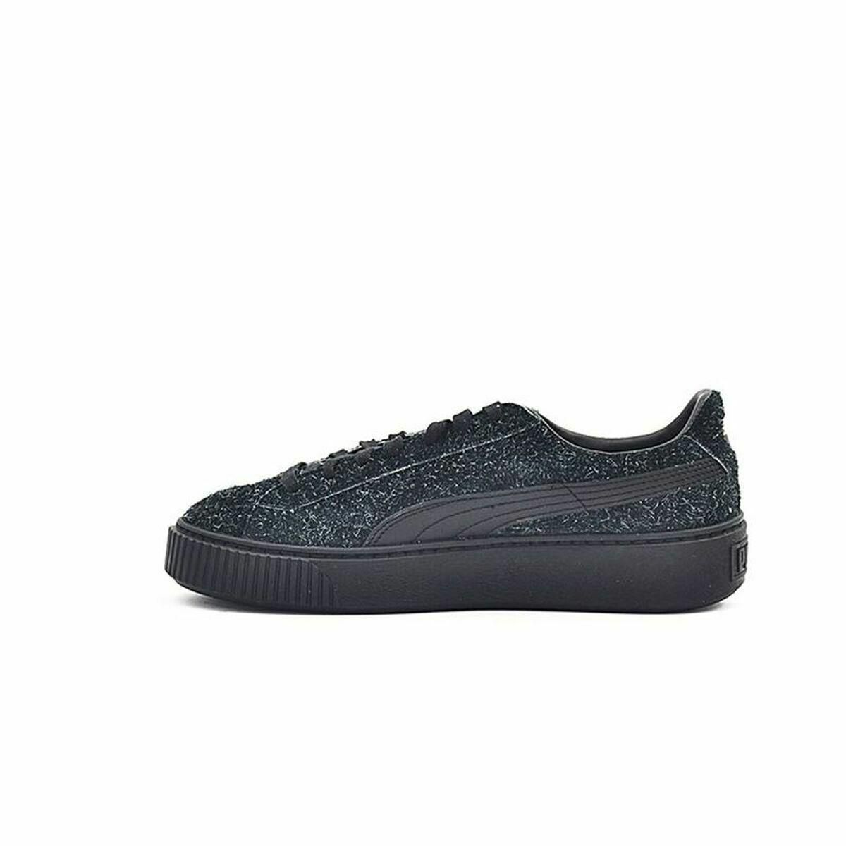 Sportssneakers til damer Puma Suede Platform Eletal Sort 36