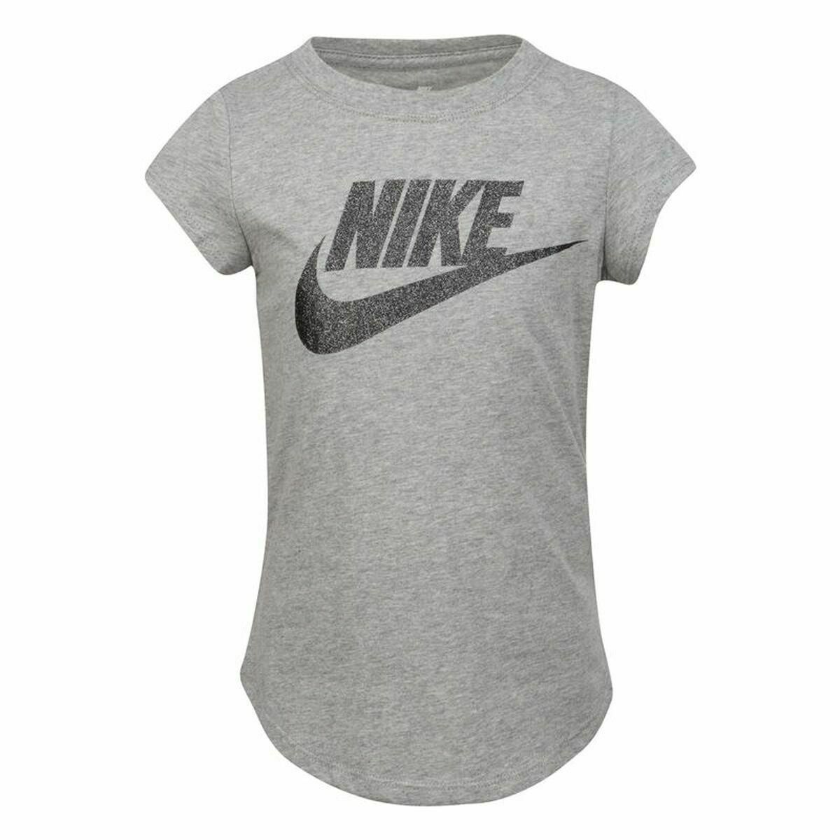 Børne Kortærmet T-shirt Nike Futura SS Grå 7 år