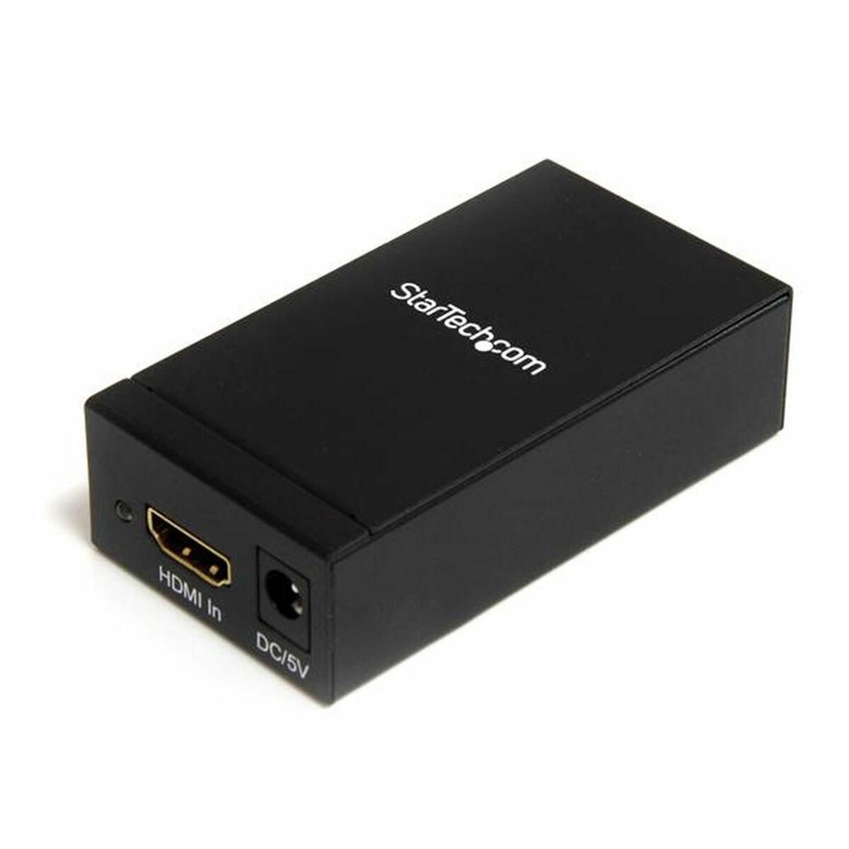 DisplayPort til HDMI-adapter DVI Startech HDMI2DP Sort