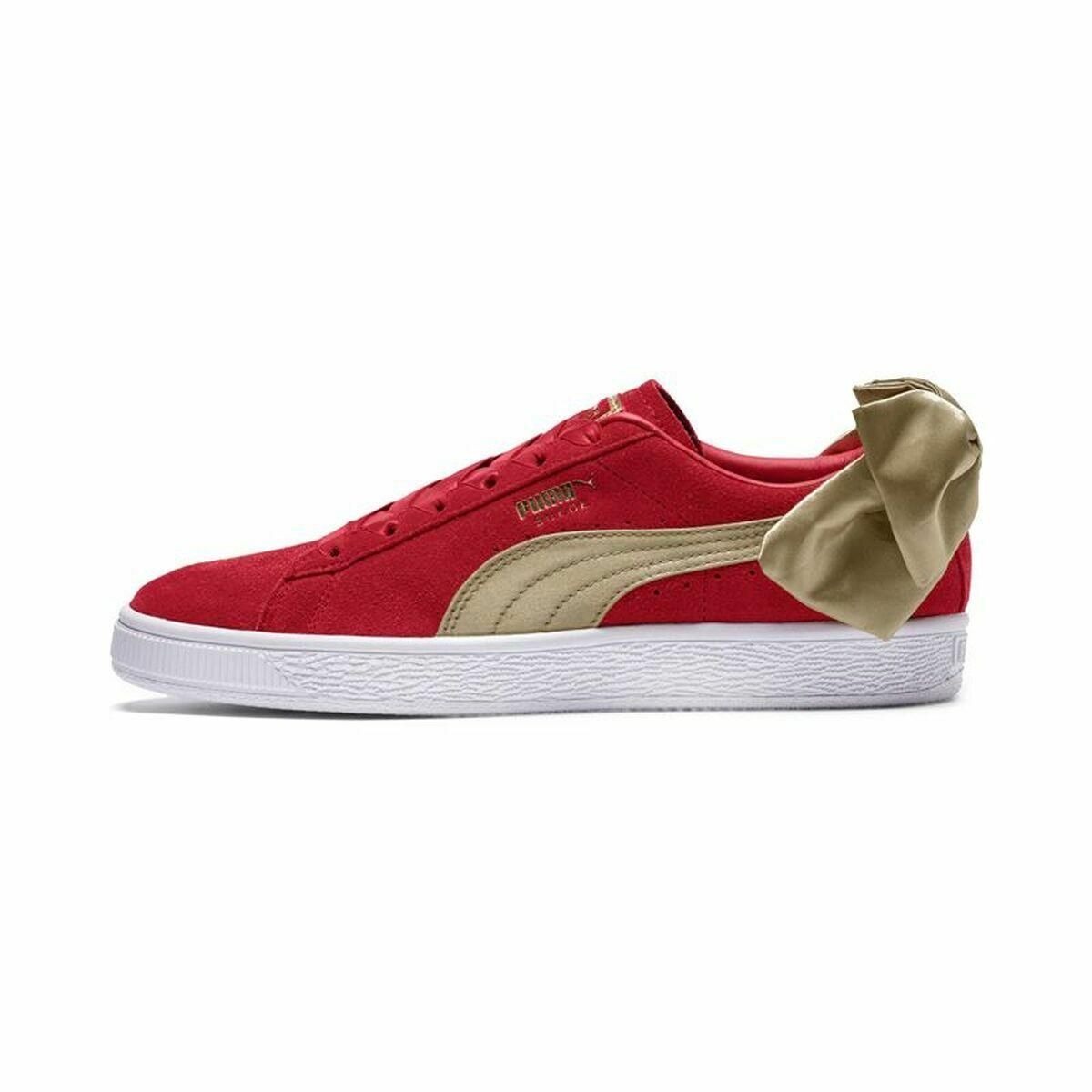 Kvinde Casual Sneakers Puma Sportswear Suede Bow Varsity Rød 36