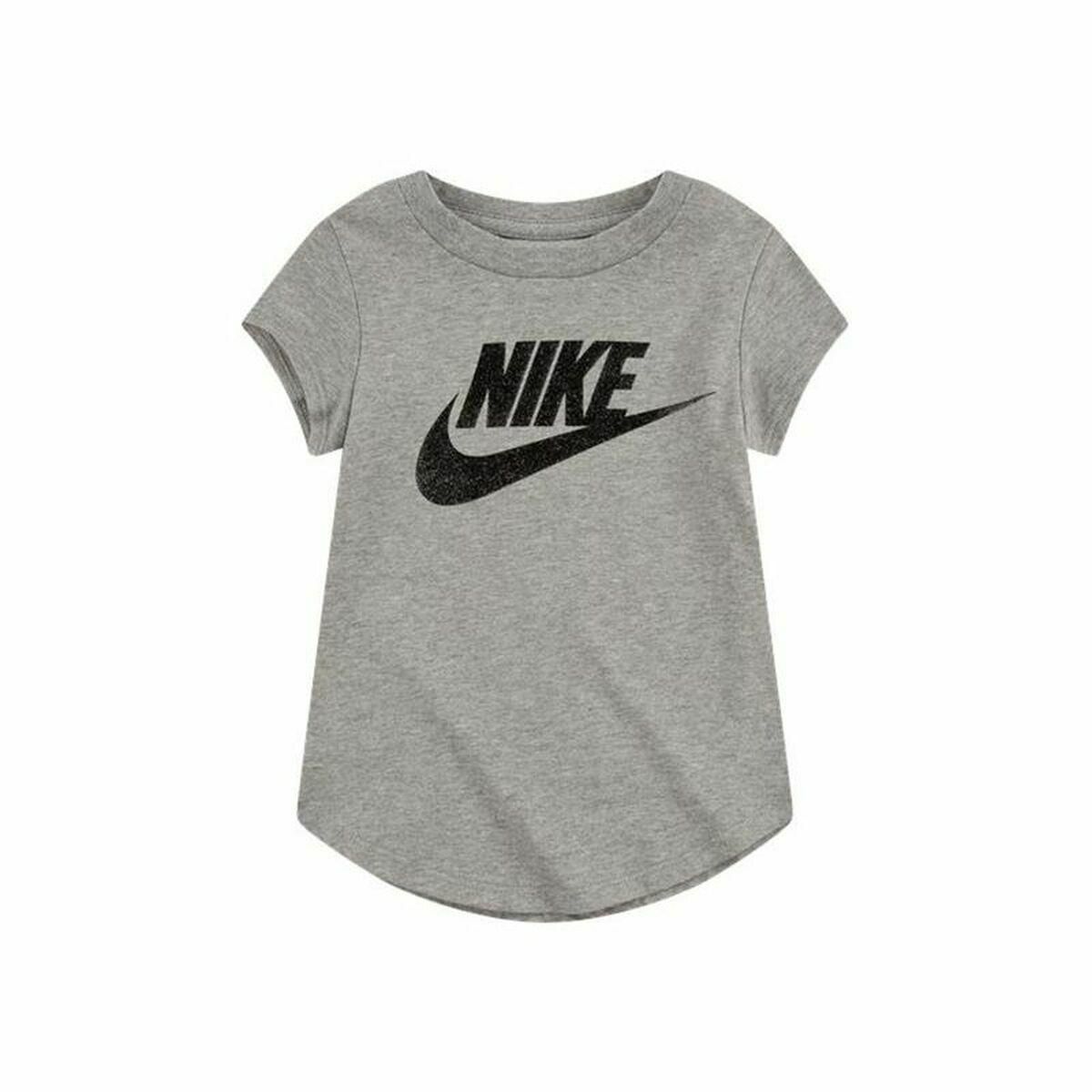 Børne Kortærmet T-shirt Nike Futura SS Grå 2 år