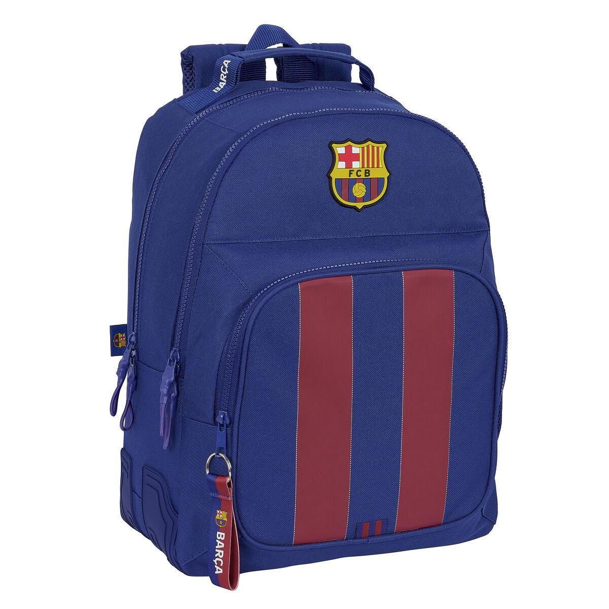 Skoletaske F.C. Barcelona Rød Marineblå 32 x 42 x 15 cm