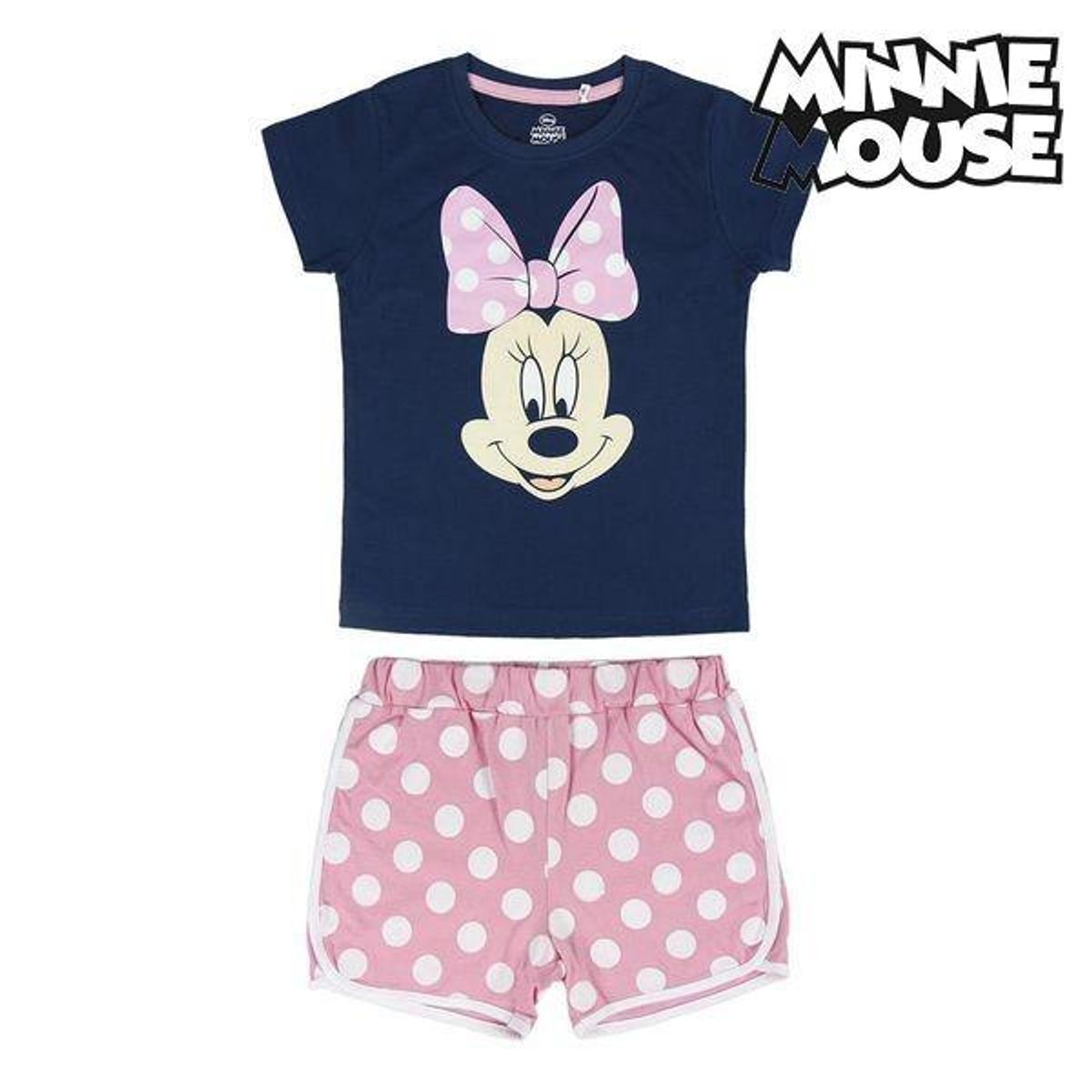 Børnepyjamasser Minnie Mouse 73728 Marineblå 8 år