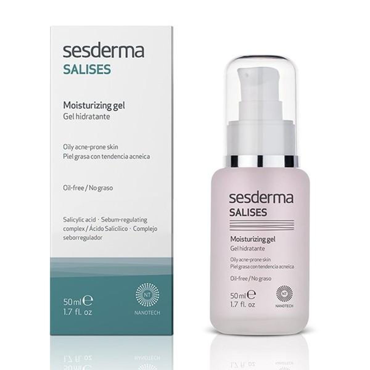 Moisturising gel cream Sesderma Salises Mixet hud 50 ml