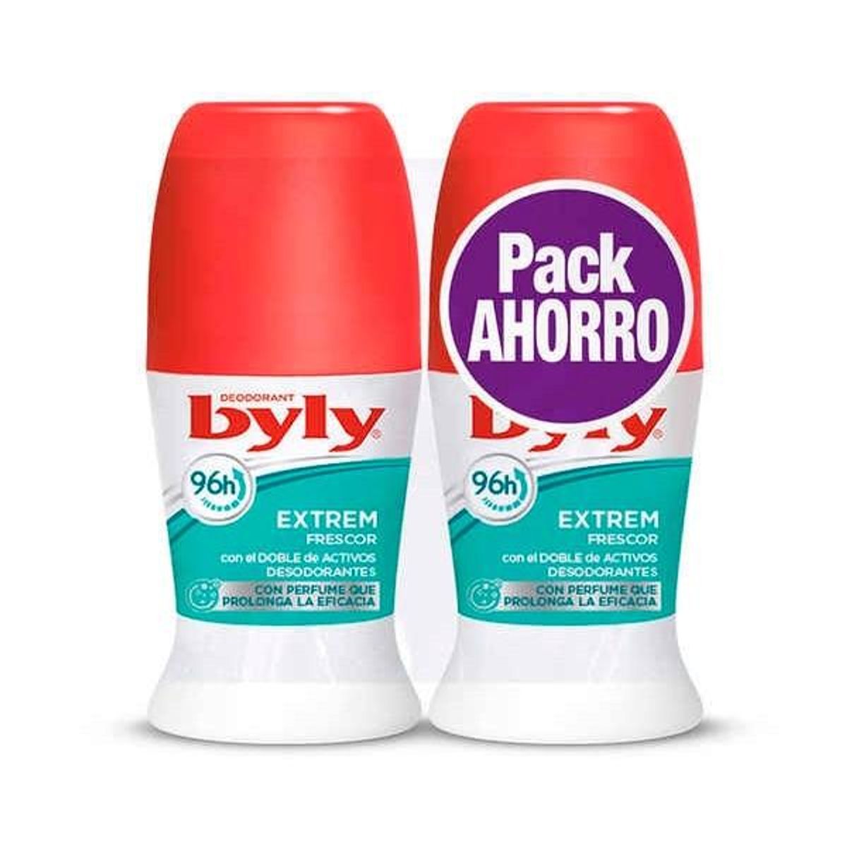 Roll on deodorant Extrem Frescor Byly (2 x 50 ml)