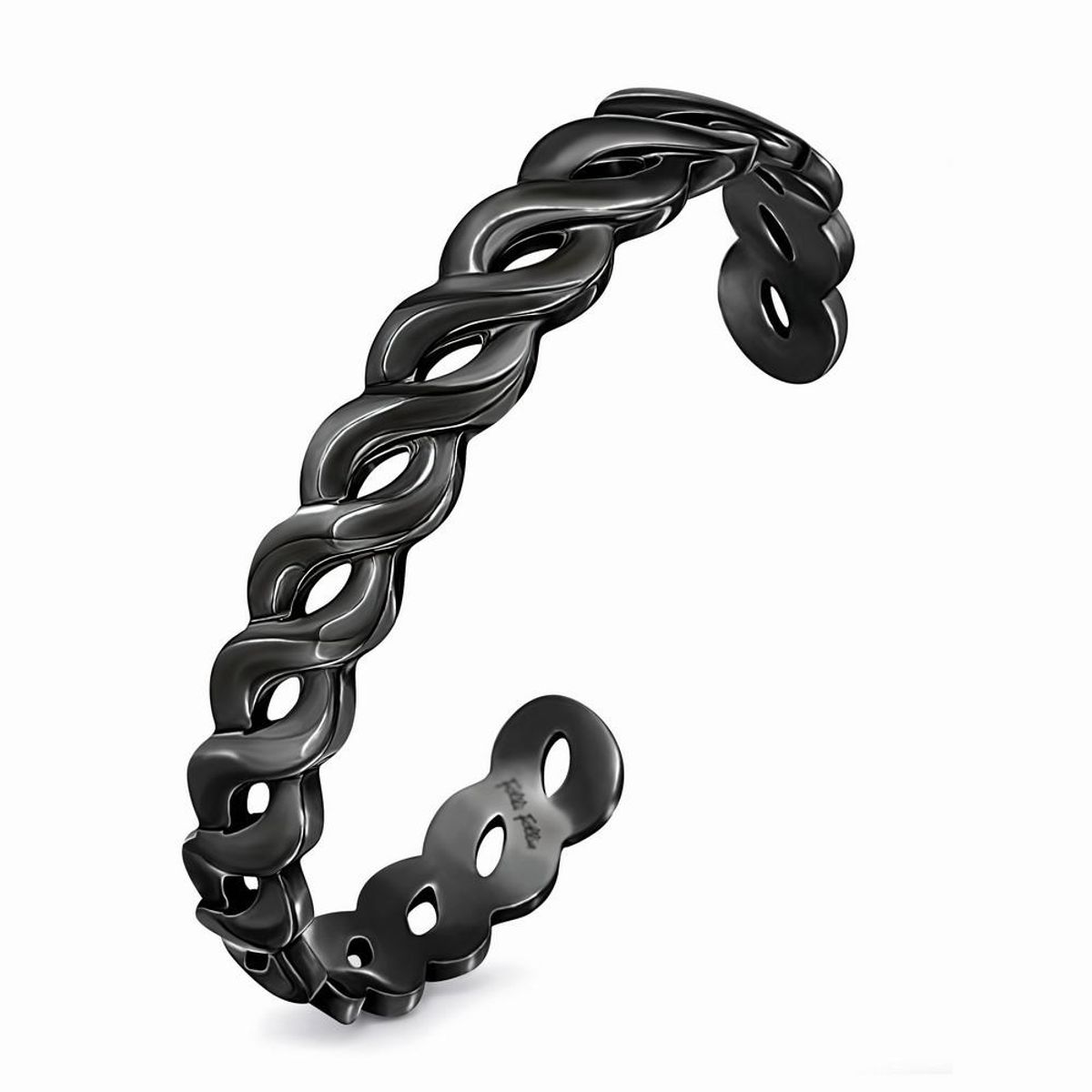 Armbånd Folli Follie 1B15T038 (17 cm) Sort