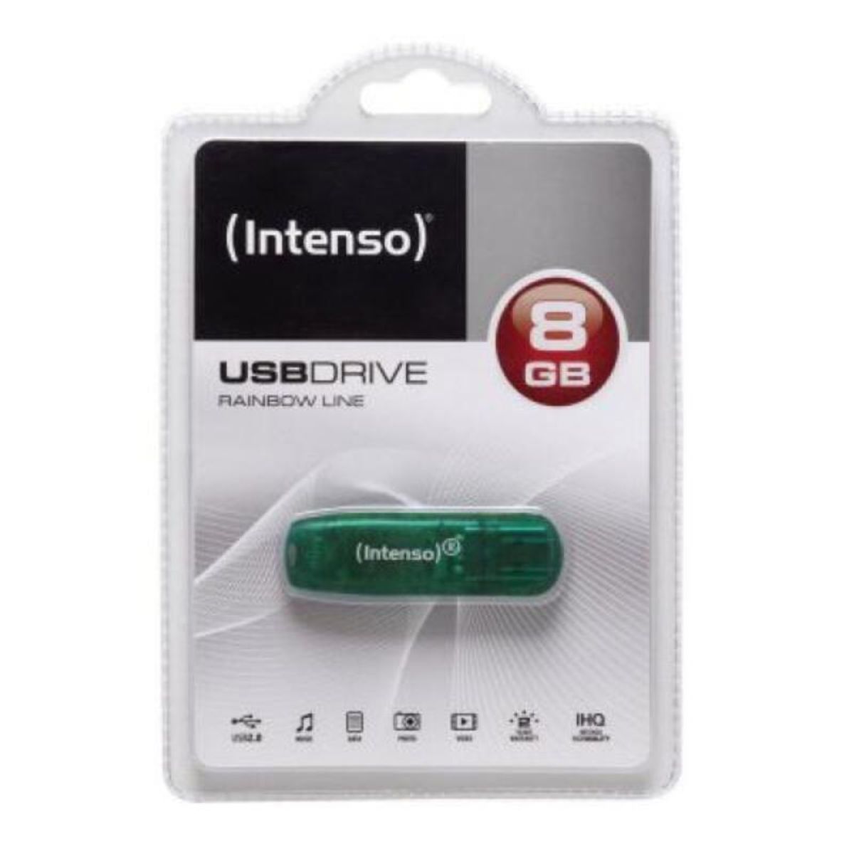 USB-stik INTENSO 3502460 8 GB Grøn