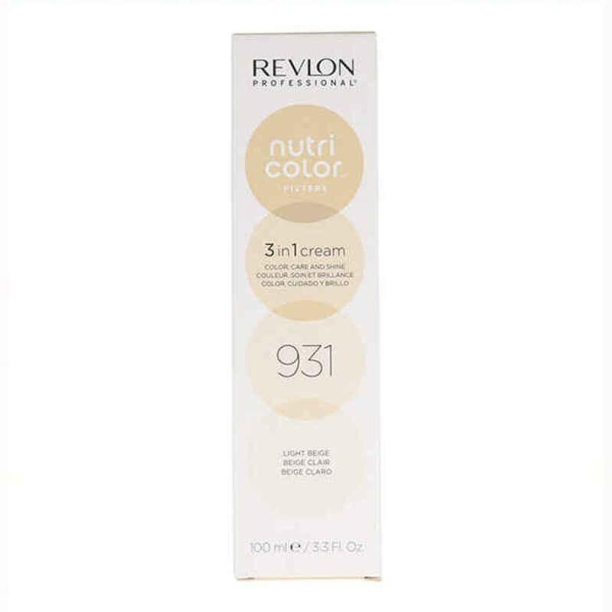 Permanent Farve Nutri Color Revlon 931 Beige (100 ml)