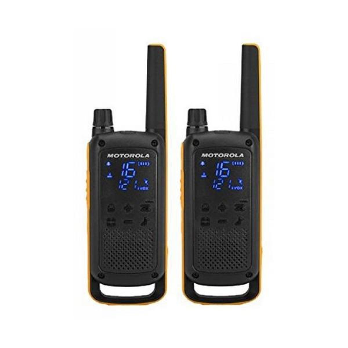 Walkie-talkie Motorola T82 Extreme (2 stk) Sort Gul