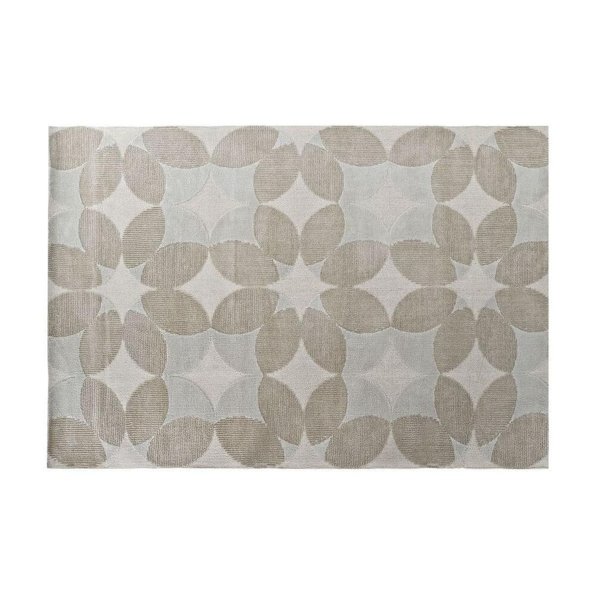 Tæppe Beige Polyester Cirkler (160 x 230 x 0.9 cm)