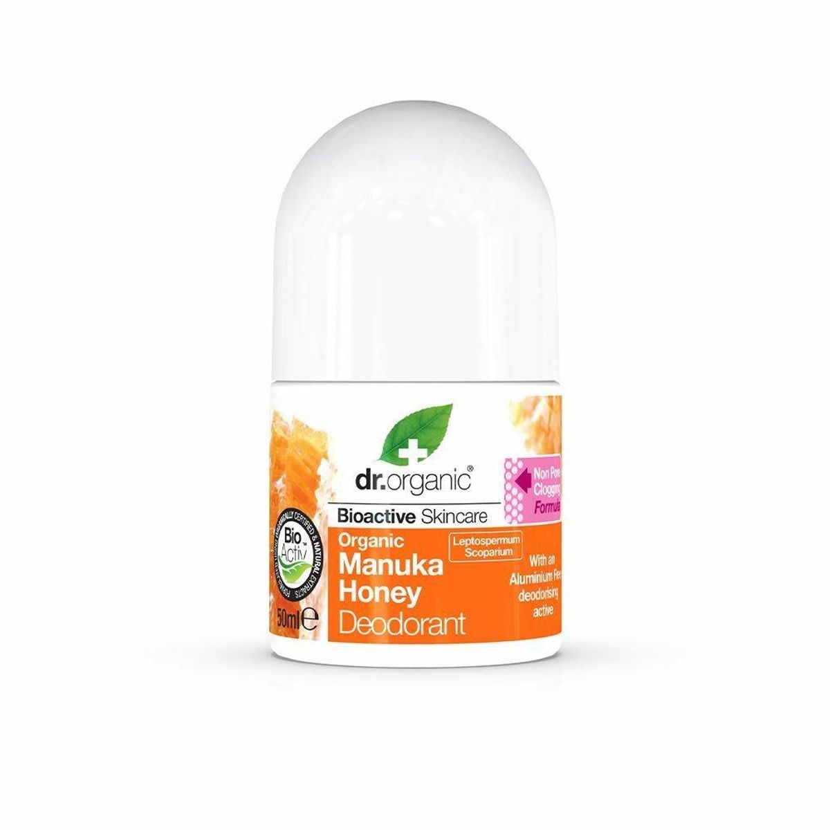 Roll on deodorant Dr.Organic Manuka Honey (50 ml)