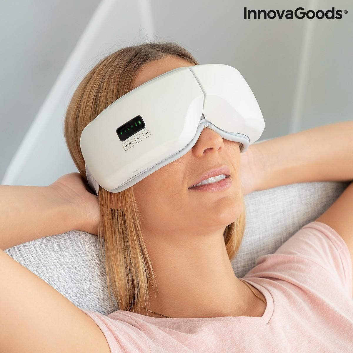 4-i-1 øjenmassager med luftkompression Eyesky InnovaGoods