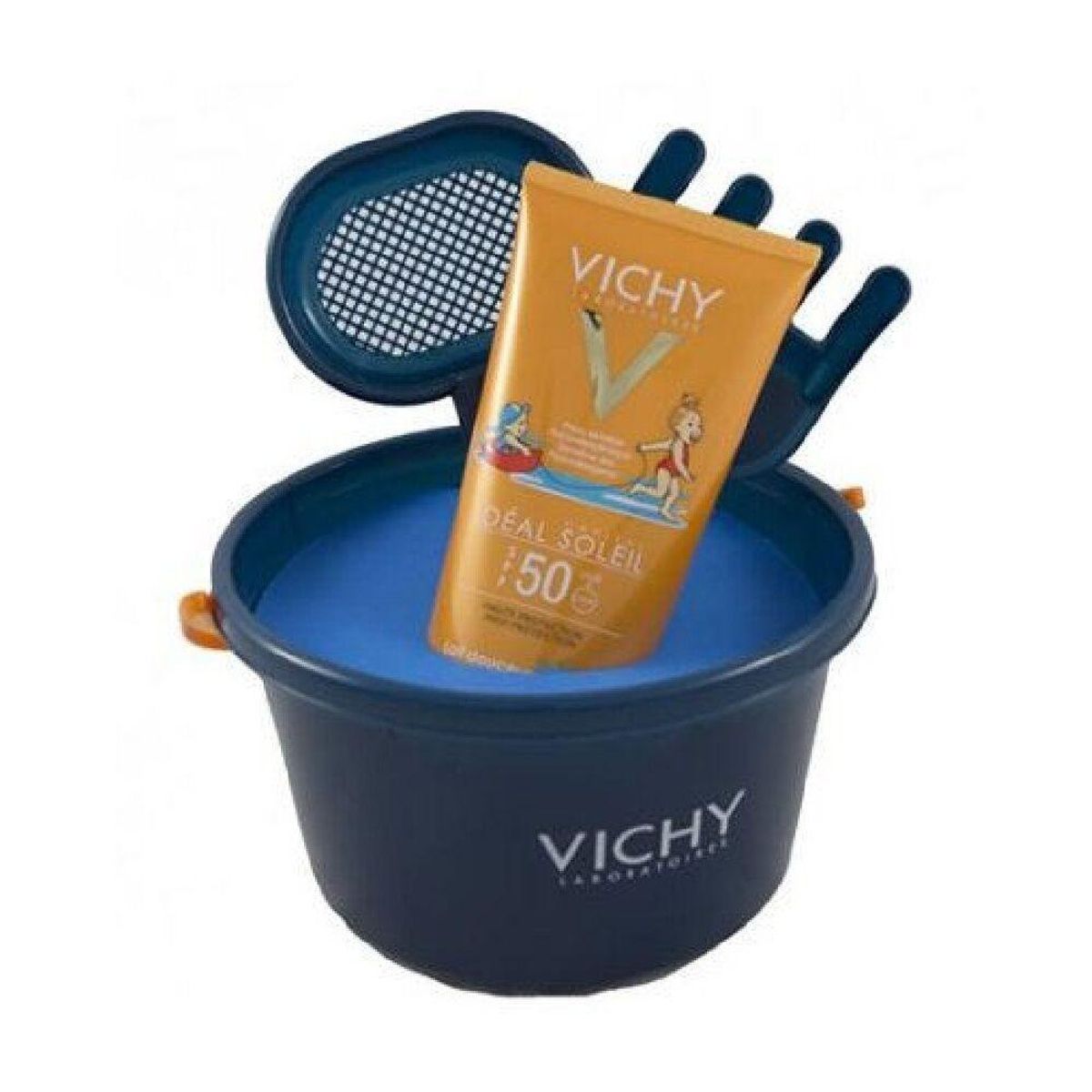 Solbeskyttelsessæt Vichy 8431567087456 Spf 50 For drenge 2 Dele 300 ml (2 stk)