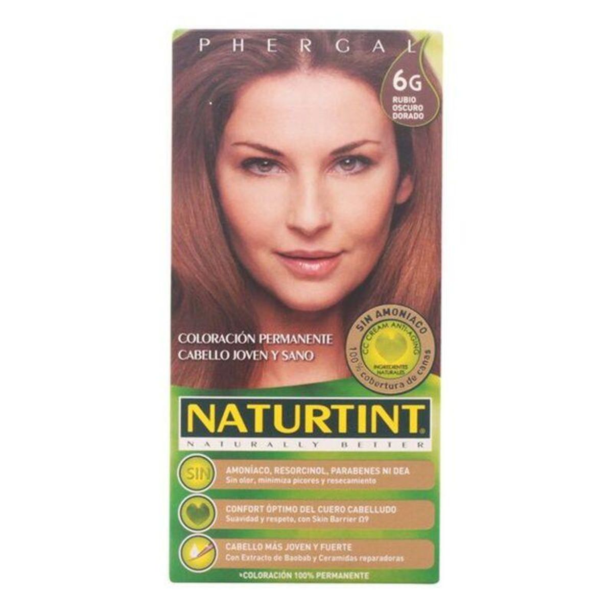 Farve uden Ammoniak N6G Naturtint Naturtint G (5 stk) 170 ml