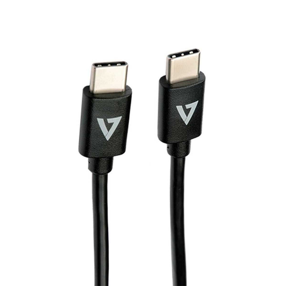 Kabel USB C V7 V7USB2C-1M Sort