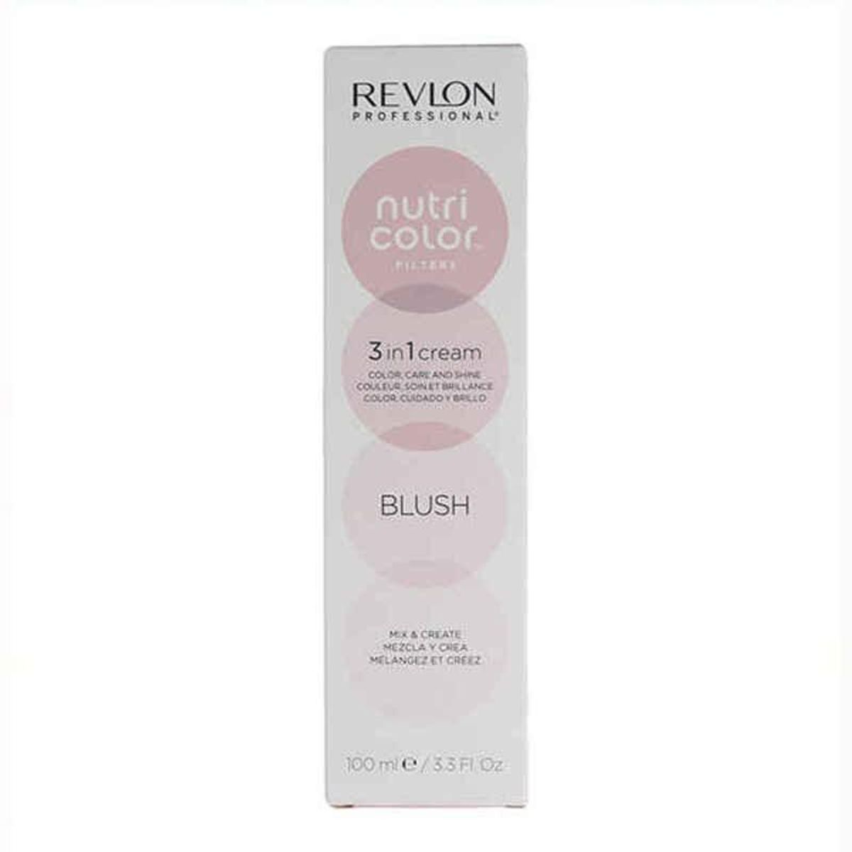 Permanent hårfarve - creme Revlon Nutri Color Blush 3-i-1 Blandemaskine (100 ml)