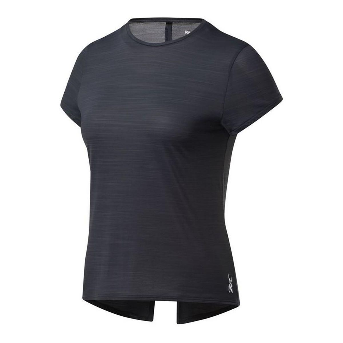 Kortærmet T-shirt til Kvinder Reebok Workout Ready Activchill Sort M