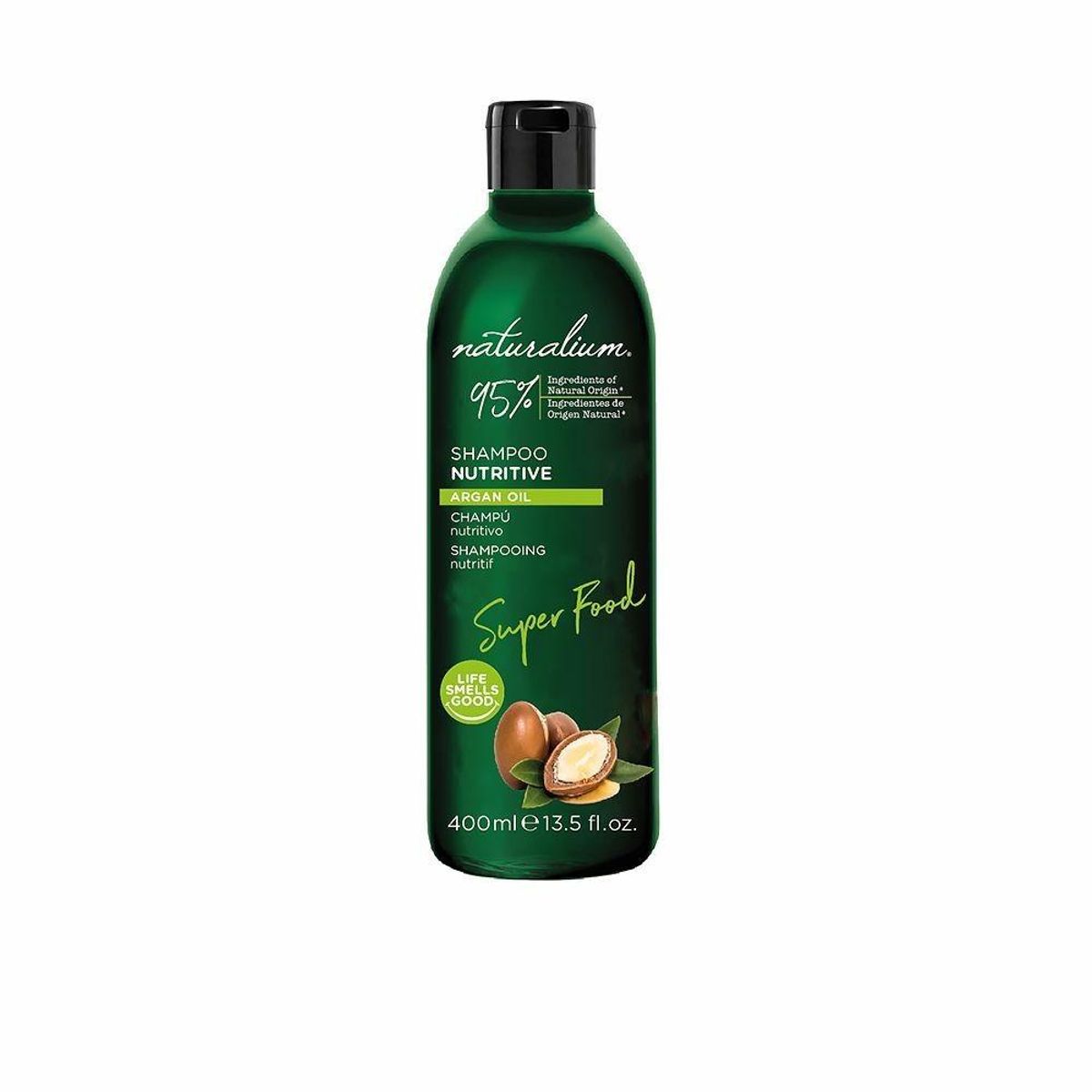 Nærende shampoo Naturalium Super Food Óleo de Argão (400 ml)