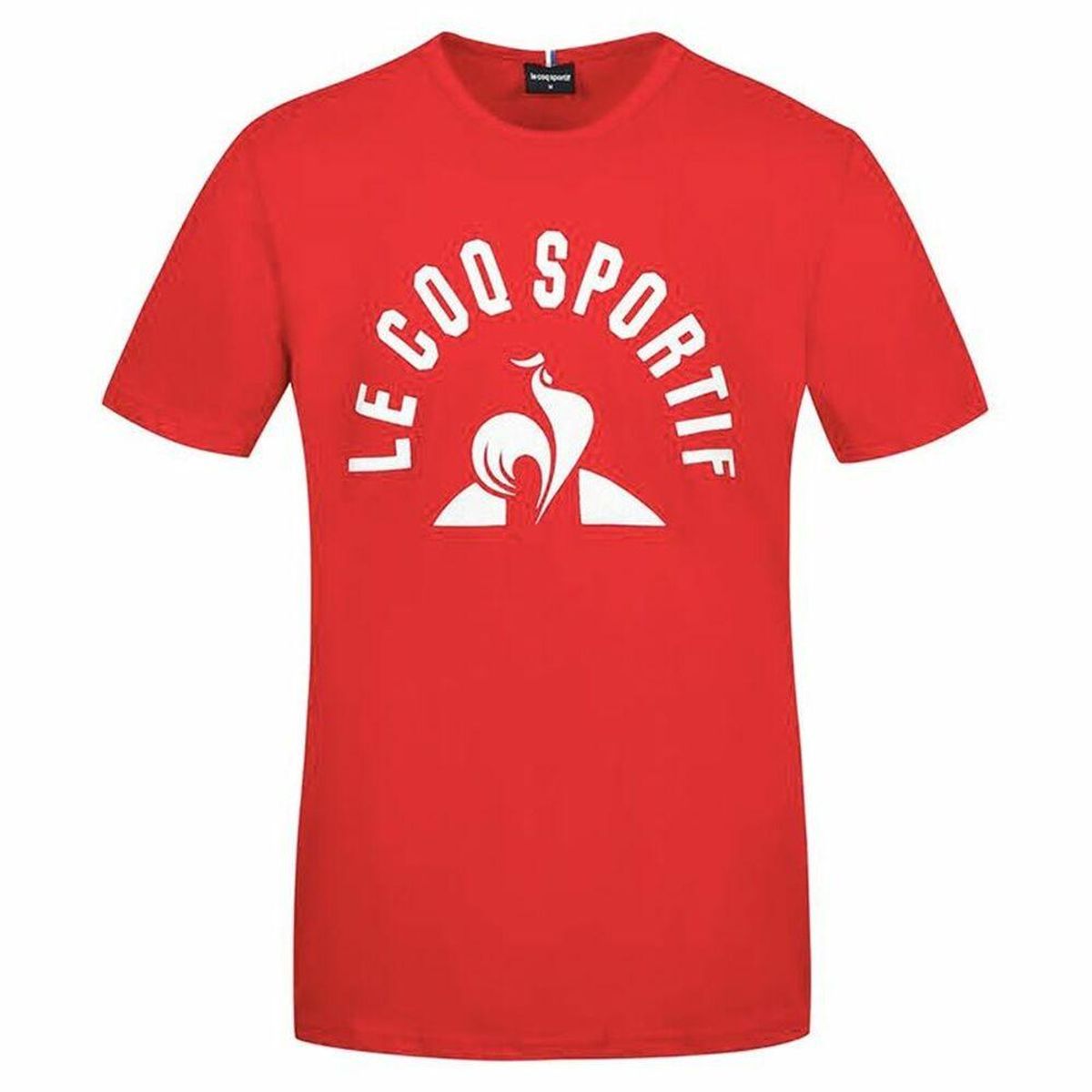 Kortærmet T-shirt til Mænd Le coq sportif Bat Nº2 Rød Mænd S