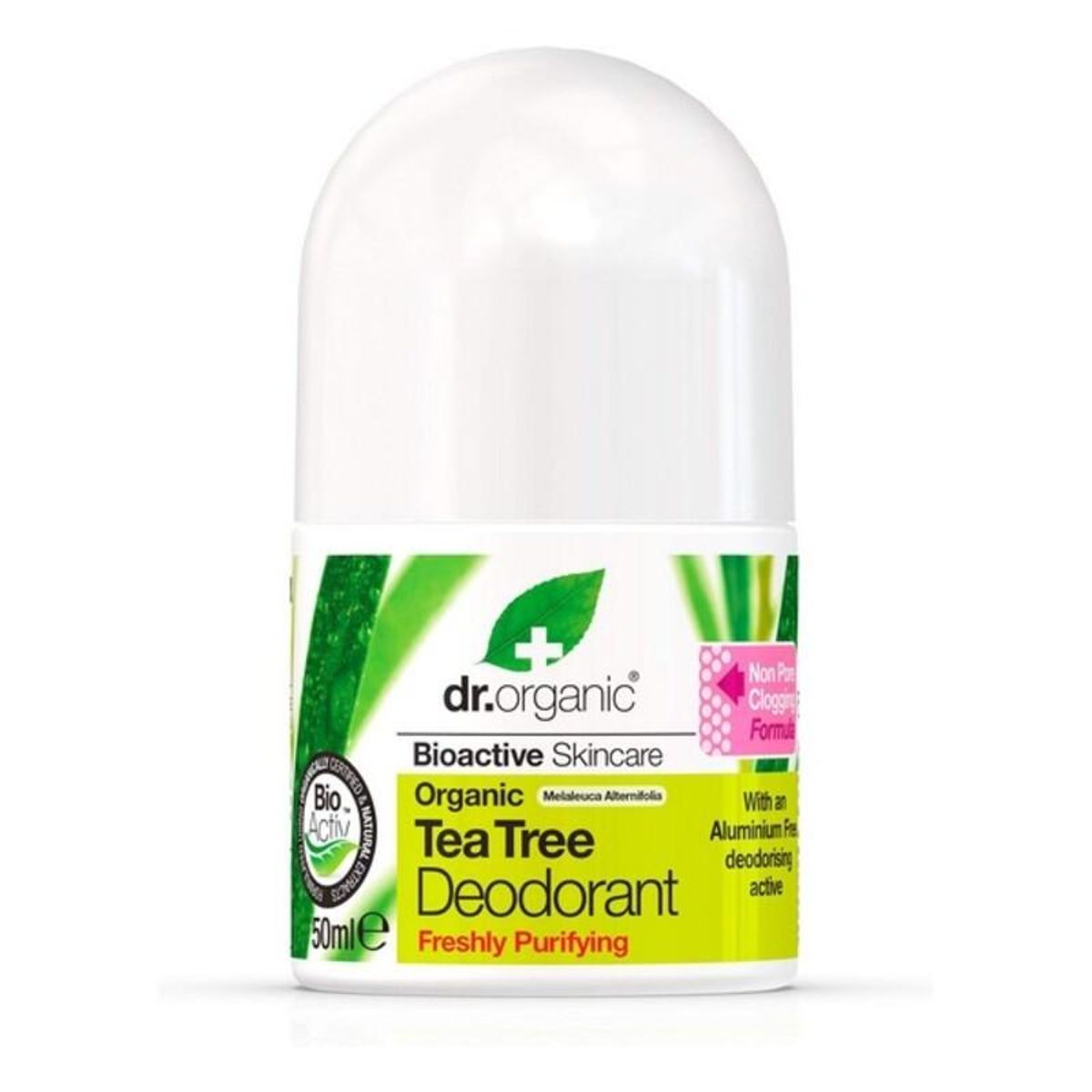 Roll on deodorant Dr.Organic DR00145 Tea tree 50 ml