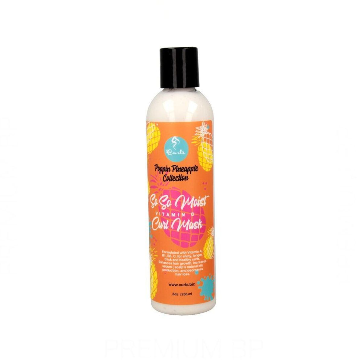 Hårmaske Curls Poppin Pineapple Collection So So Moist Curl (236 ml)