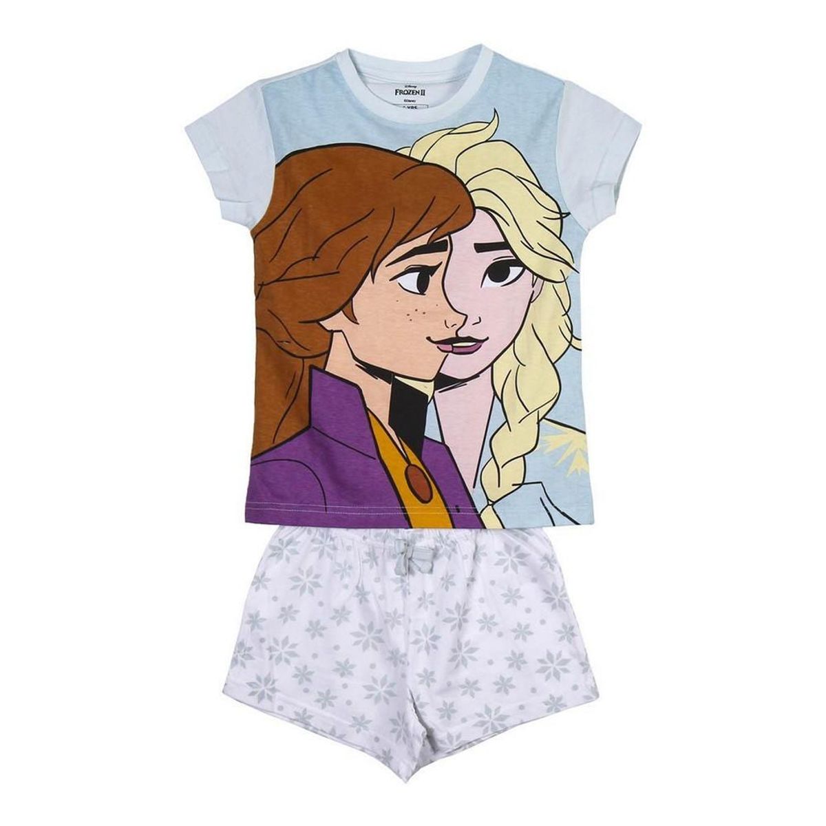 Børnepyjamasser Frozen Lyseblå 6 år