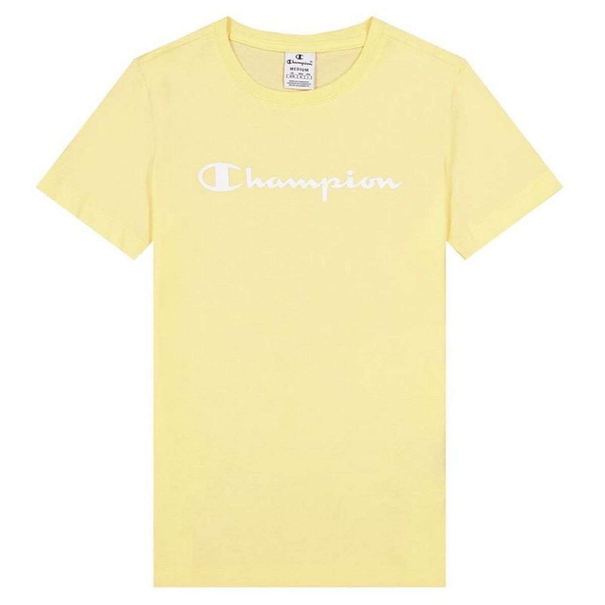 Kortærmet T-shirt til Kvinder Champion Big Script Logo M