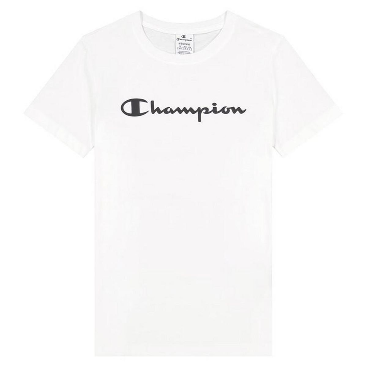 Kortærmet T-shirt til Kvinder Champion Big Script Logo M